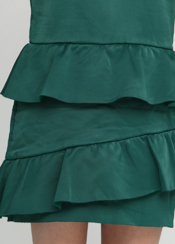 Зелена коктейльна сукня H&M однотонна