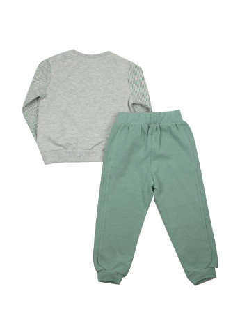 Сіро-зелений демісезонний костюм (світшот, брюки) брючний Mackays