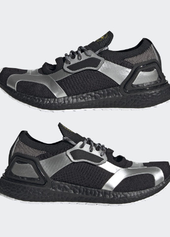 Черные демисезонные кроссовки для бега by stella mccartney ultraboost adidas