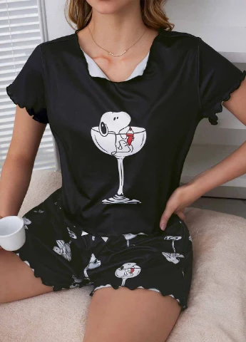 Костюм (футболка, шорти) SHEIN (367747411)