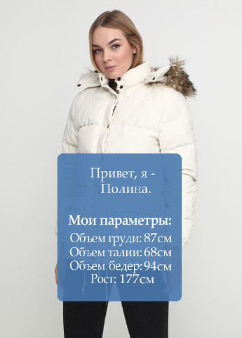 Кремовая зимняя куртка Ralph Lauren
