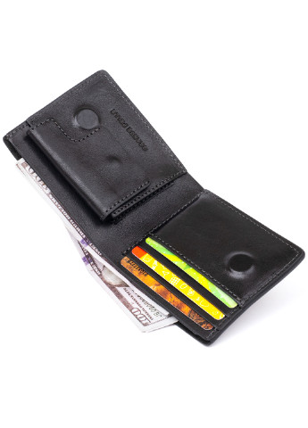 Мужской кожаный кошелек 7,5х10х2,5 см Grande Pelle (252128949)