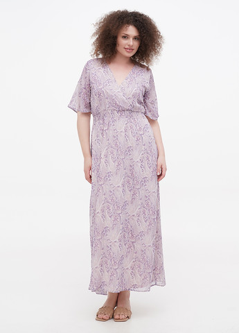 Фіолетова кежуал сукня на запах Orsay турецькі огірки