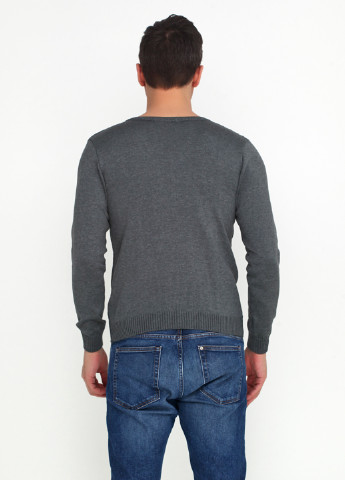 Серый демисезонный пуловер пуловер Zaldiz