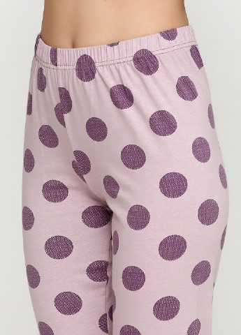 Фиолетовая всесезон пижама (лонгслив, брюки) лонгслив + брюки Sexen