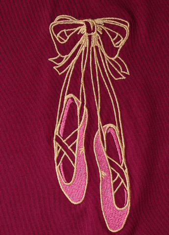 Бордовая летняя футболка с коротким рукавом ArDoMi