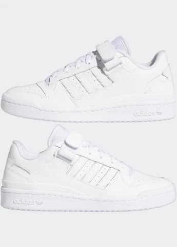 Белые демисезонные кроссовки fy7755 adidas Forum Low Originals