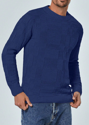 Темно-синій демісезонний джемпер джемпер SHEIN