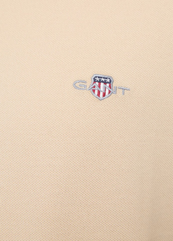 Бежева футболка Gant
