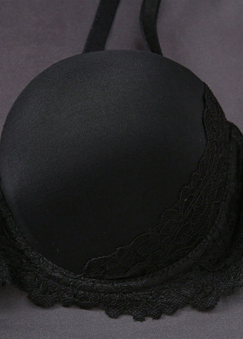 Чорно-білий балконет бюстгальтер (3 шт.) SHEIN з кісточками поліамід