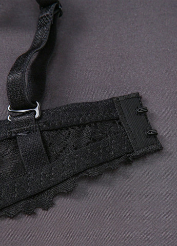 Чорно-білий балконет бюстгальтер (3 шт.) SHEIN з кісточками поліамід