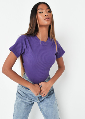 Фіолетова літня футболка Missguided