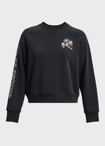 Чорний світшот Under Armour логотип без декору (263207445)