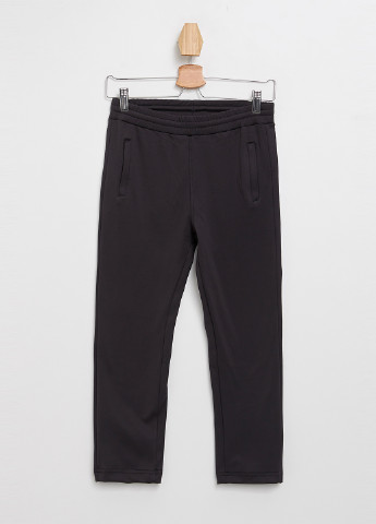Темно-серые кэжуал демисезонные брюки зауженные DeFacto
