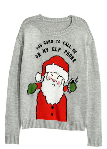 Светло-серый демисезонный джемпер джемпер H&M