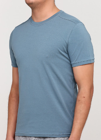 Темно-блакитна футболка чоловіча 19м440-24 Malta