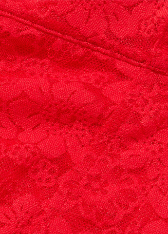 Червоний демісезонний комплект (корсет, трусики) Victoria's Secret