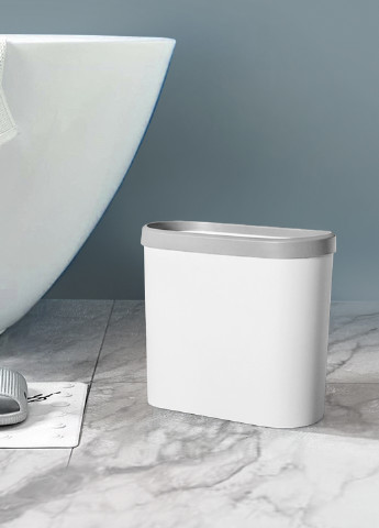 Відро для сміття вузьке без кришки, 10 л 33х14,7х27,6 см MVM (253201475)