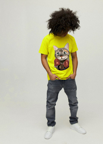 Жовта футболка чоловіча YAPPI