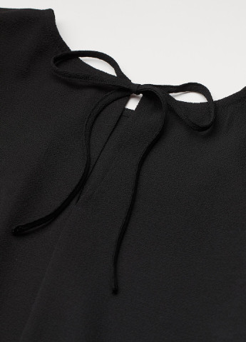 Чорна кежуал сукня H&M однотонна