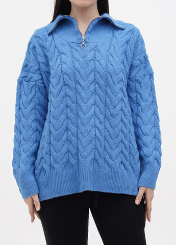 Синий зимний свитер Boohoo