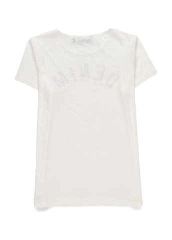 Белая летняя футболка Petrol Industries