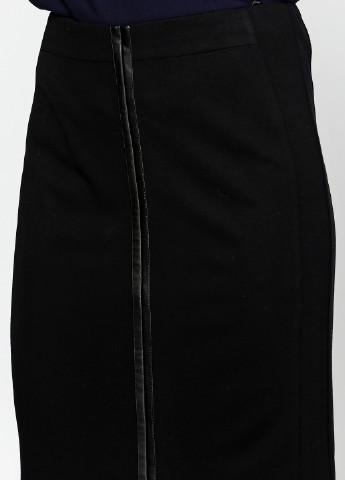 Черная кэжуал однотонная юбка S.Oliver миди