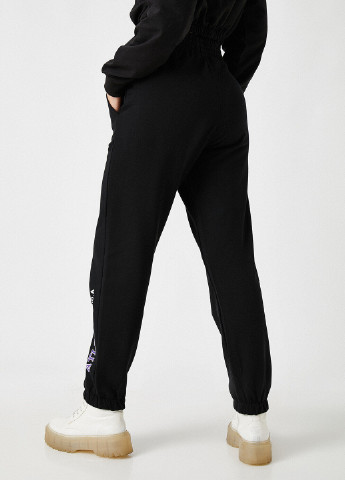 Черные спортивные демисезонные джоггеры брюки KOTON