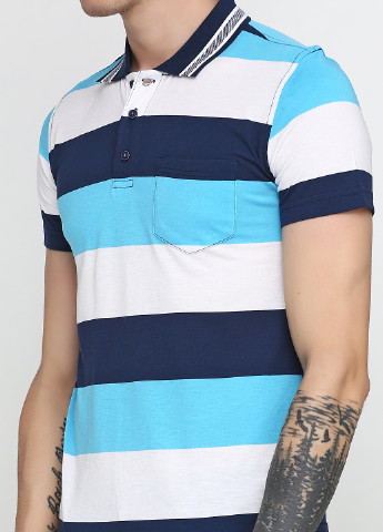 Цветная футболка-поло для мужчин DeFacto в полоску