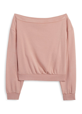 Світло-рожевий світшот C&A однотонний без декору (362157918)