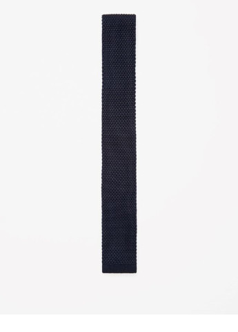 Краватка Cos стандартний однотонна темно-синя шовк