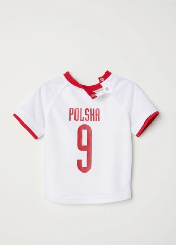Белая летняя футболка H&M