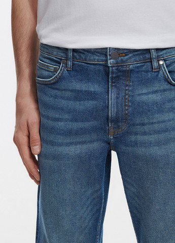 Синие демисезонные зауженные джинсы Reserved