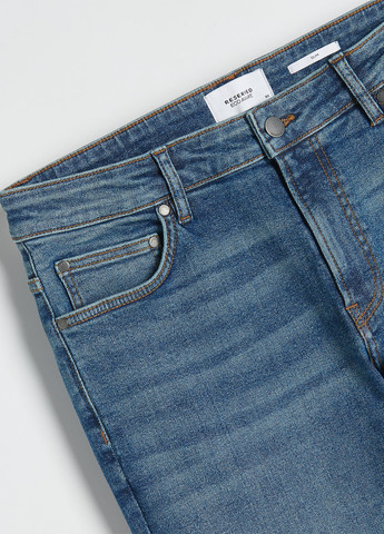 Синие демисезонные зауженные джинсы Reserved