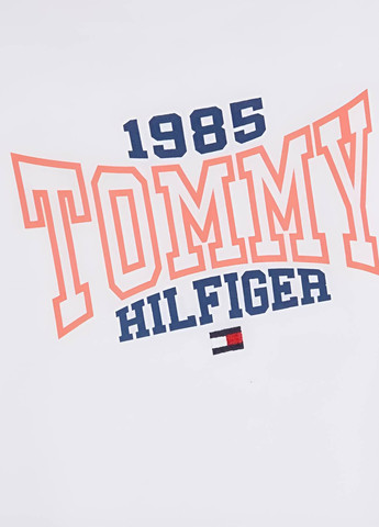 Белая летняя футболка Tommy Hilfiger