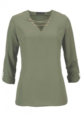 Оливковая (хаки) демисезонная блуза Melrose