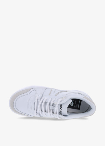 Белые демисезонные кроссовки Lacoste L002