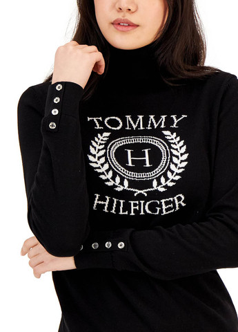 Чорний демісезонний светр Tommy Hilfiger