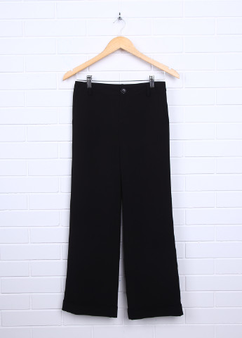 Черные кэжуал демисезонные со средней талией брюки Silvian Heach