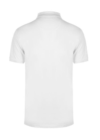 Белая футболка-поло для мужчин Pierre Cardin с абстрактным узором