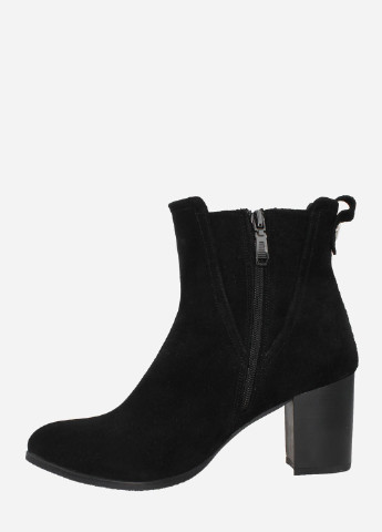 Осенние ботинки re2394-11 черный El passo из натуральной замши