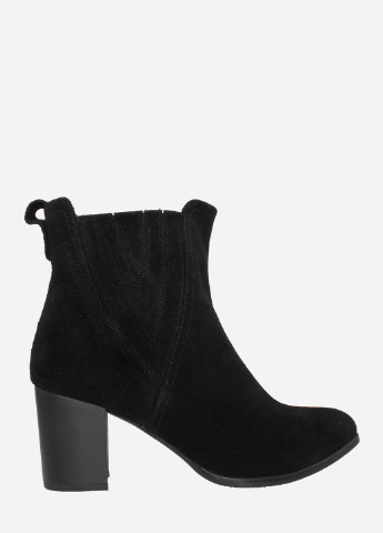 Осенние ботинки re2394-11 черный El passo из натуральной замши