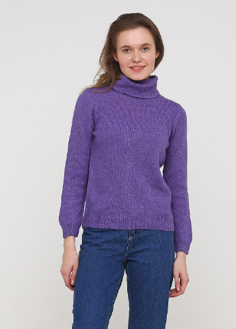 Фиолетовый демисезонный свитер CHD