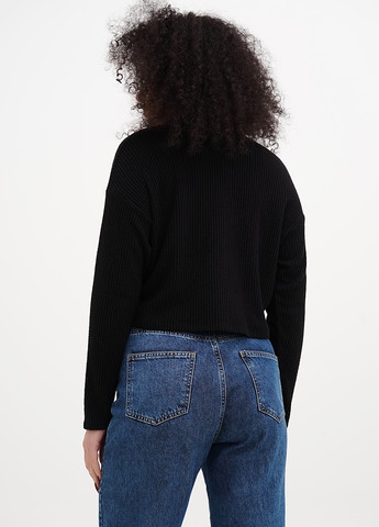 Черный демисезонный свитер MM