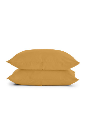Комплект евро постельного белья RANFORS MUSTARD SNOWFLAKES GREY Mustard (2 наволочки 50х70 в подарок) Cosas (251281517)