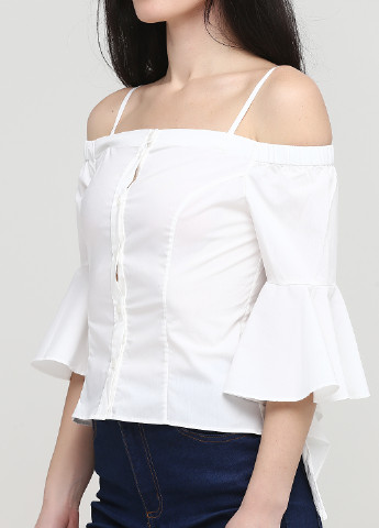 Молочная летняя блуза Vero Moda