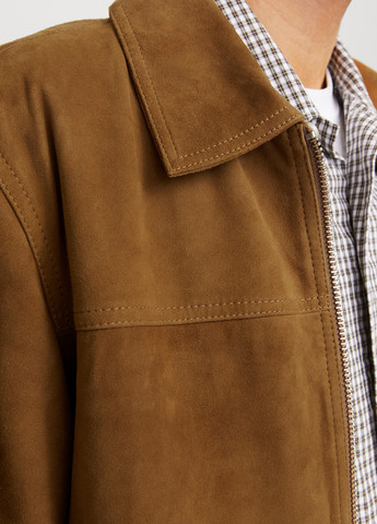 Коричнева демісезонна куртка Jack & Jones