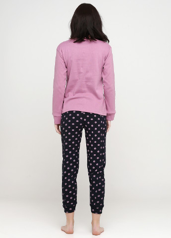 Сиреневая всесезон пижама (лонгслив, брюки) лонгслив + брюки Fawn