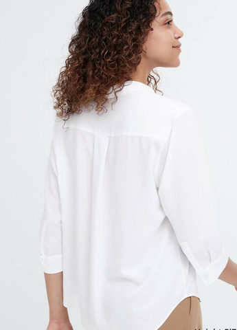 Біла демісезонна блуза Uniqlo