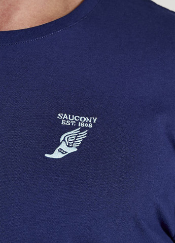 Синяя футболка Saucony RESTED T-SHIRT